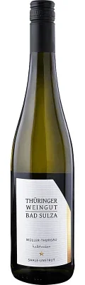 Wein Saale Unstrut Weißwein Müller Thurgau 2023 halbtrocken Thüringer Weingut Bad Sulza Deutscher Qualitätswein