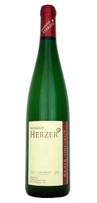 Wein Saale Unstrut Weißwein Riesling 2023 feinherb Weingut Herzer Deutscher Prädikatswein Spätlese Dorndorfer Rappental