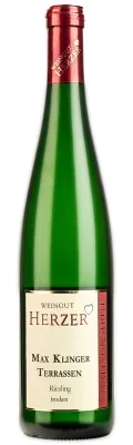 Wein Saale Unstrut Weißwein Riesling 2023 trocken Weingut Herzer Deutscher Qualitätswein Großjenaer Blütengrund Max Klinger