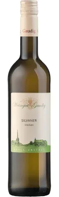 Wein Saale Unstrut Weißwein Silvaner 2023 trocken Weingut Gaudig Deutscher Qualitätswein Burgwerbener Herzogsberg