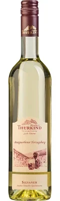 Wein Saale Unstrut Weißwein Silvaner 2023 trocken Weingut Thürkind Deutscher Qualitätswein Burgwerbener Herzogsberg