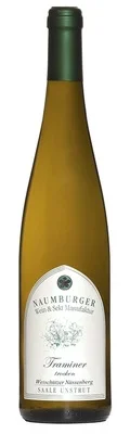 Wein Saale Unstrut Weißwein Traminer 2023 trocken Naumburger Wein & Sekt Manufaktur Deutscher Qualitätswein Weischützer Nüssenberg