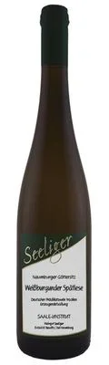 Wein Saale Unstrut Weißwein Weißburgunder 2016 trocken Weingut Seeliger Deutscher Prädikatswein Spätlese Naumburger Göttersitz