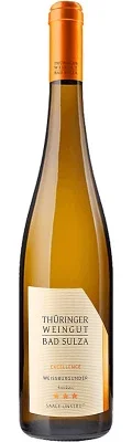 Wein Saale Unstrut Weißwein Weißburgunder 2022 trocken Thüringer Weingut Bad Sulza Deutscher Qualitätswein Bad Sulzaer Sonnenberg
