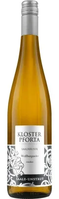 Wein Saale Unstrut Weißwein Weißburgunder 2023 trocken Landesweingut Kloster Pforta Deutscher Qualitätswein