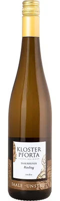 Wein Saale Unstrut Weißwein Weisser Riesling 2022 trocken Landesweingut Kloster Pforta Deutscher Qualitätswein