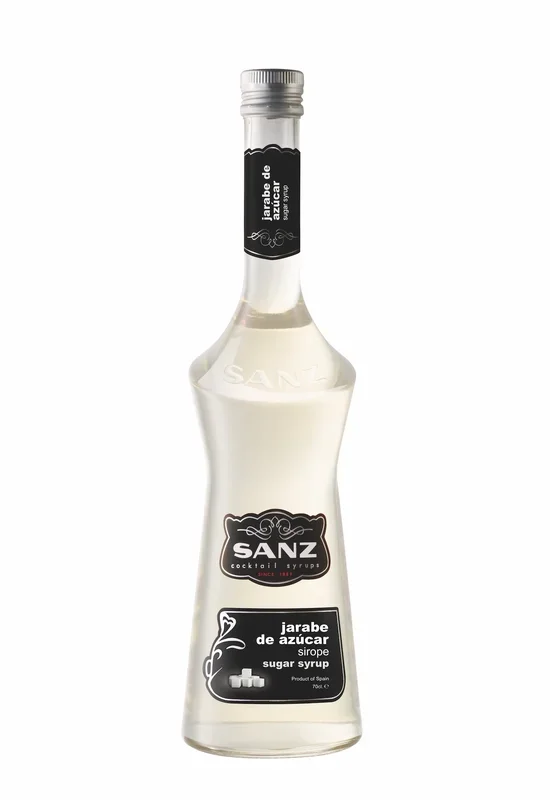 Weißer Rohrzucker Sirup Sanz I Zuckersirup I Cocktailsirup, alkoholfrei. 0,7l