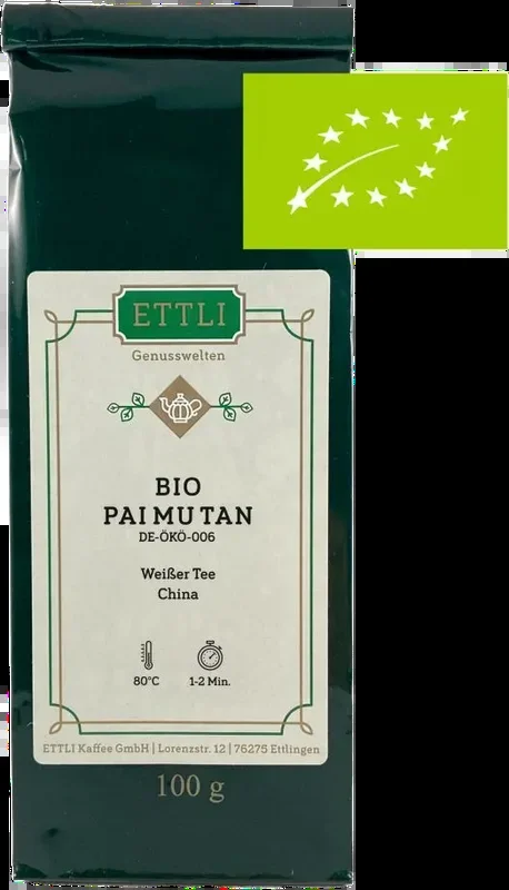 Weißer Tee Bio Pai Mu Tan – DE-ÖKO-006