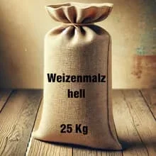 Weizenmalz hell 25kg-Sack ungeschrotet