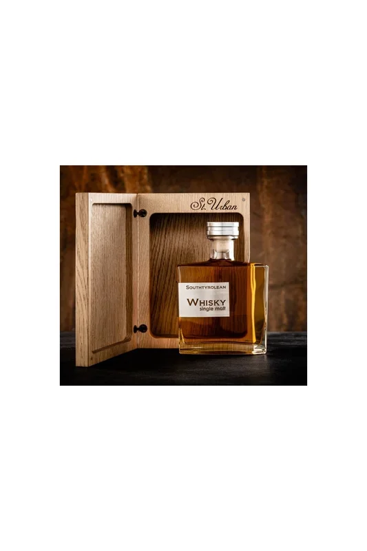 Whisky Single Malt South Tyrol 5Y mit Holzbox 43,5% vol. Hofbrenner…
