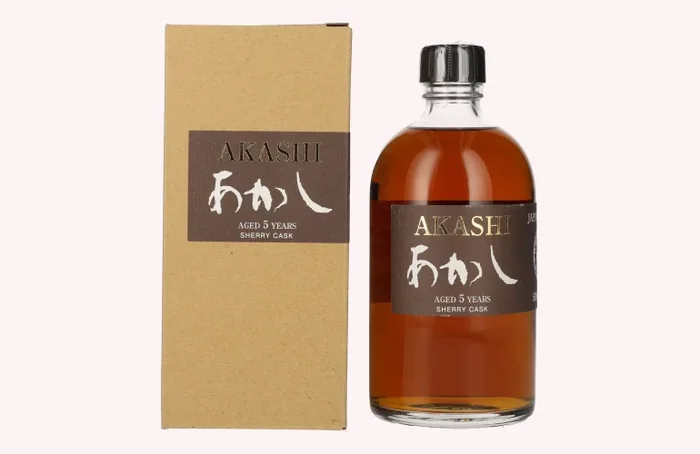 White Oak AKASHI 5 Years Old Single Malt SHERRY CASK 50% Vol. 0,5l in Geschenkbox