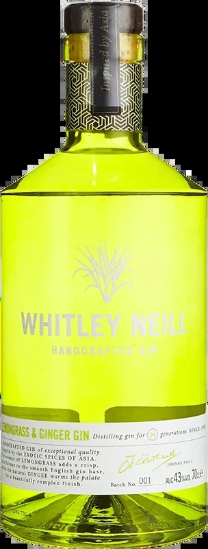 Whitley Neill Lemongrass & Ginger Gin – New Western Dry Gin
