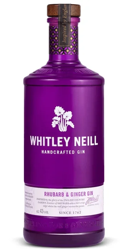 Whitley Neill Rhubarb & Ginger Gin Flasche (0,7 Liter)