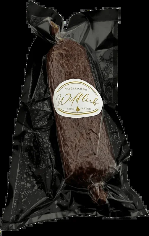 Wildlieb wild boar salami with horseradish – vacuum-packed