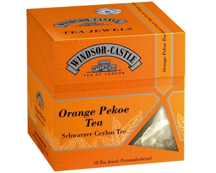 Windsor-Castle: Orange Pekoe Tea 18 Pyramiden-Beutel – Frische Hochlandaromen in praktischen Pyramidenbeuteln
