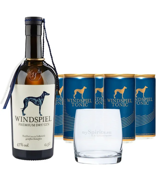 Windspiel Gin & Windspiel Tonic & Glas Set online kaufen | mySpirits
