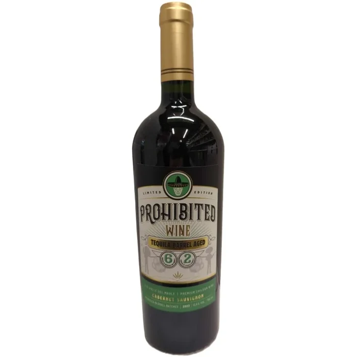 Wine – PROHIBITED WINE Tequila Barrel Aged Cabernet Sauvignon – Red Semi-Dry
