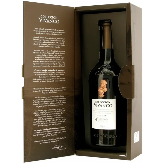 Wine Colección Vivanco 4 Varietales DOC RIOJA 14.5% Dry Red
