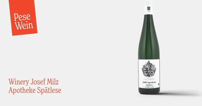 Winery Josef Milz Apotheke Spätlese 2008