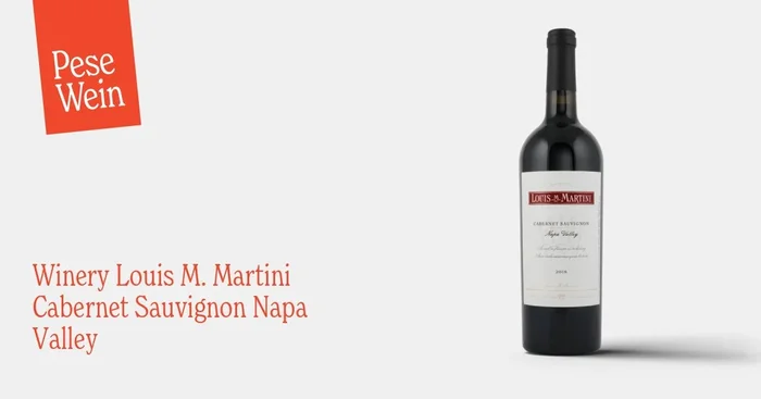 Winery Louis M. Martini Cabernet Sauvignon Napa Valley 2018