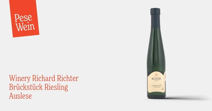 Winery Richard Richter Brückstück Riesling Auslese 2019