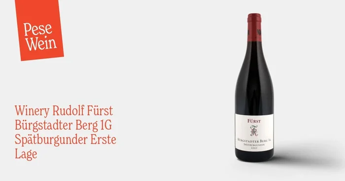Winery Rudolf Fürst Bürgstadter Berg 1G Spätburgunder Erste Lage 2020