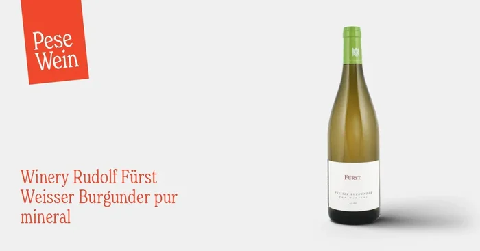 Winery Rudolf Fürst Weisser Burgunder pur mineral 2020