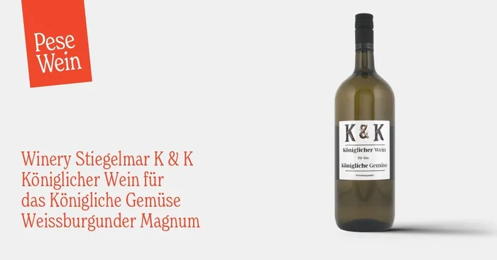 Winery Stiegelmar K & K Königlicher Wein für das Königliche Gemüse Weissburgunder Magnum 2024
