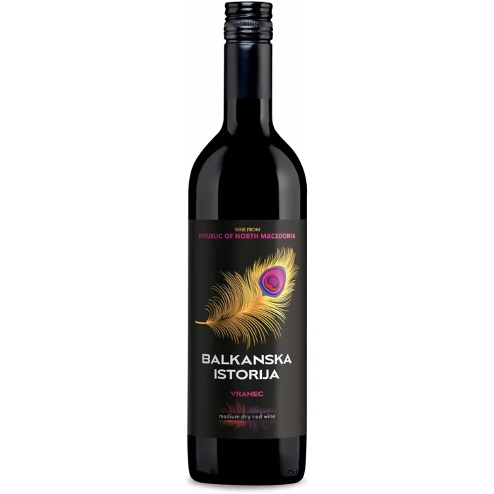 Wino BAłKANSKA ISTORIJA Czerwone Półwytrawne