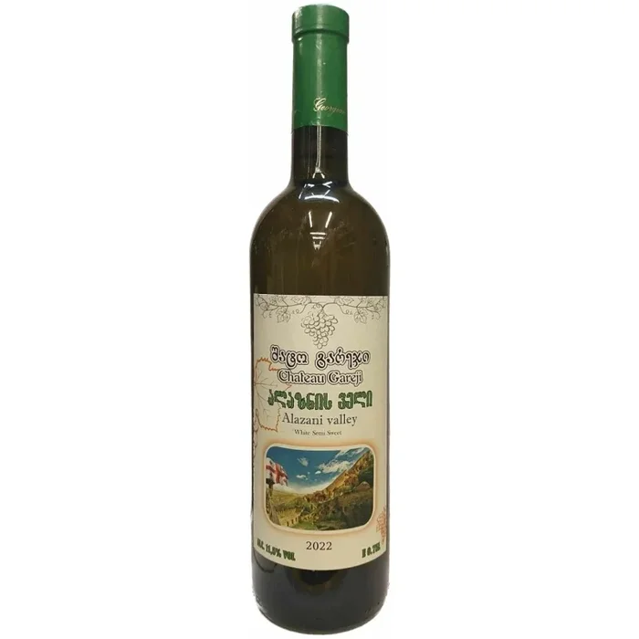 Wino CHATEAU GAREJI ALAZANI VALLEY Białe Półsłodkie