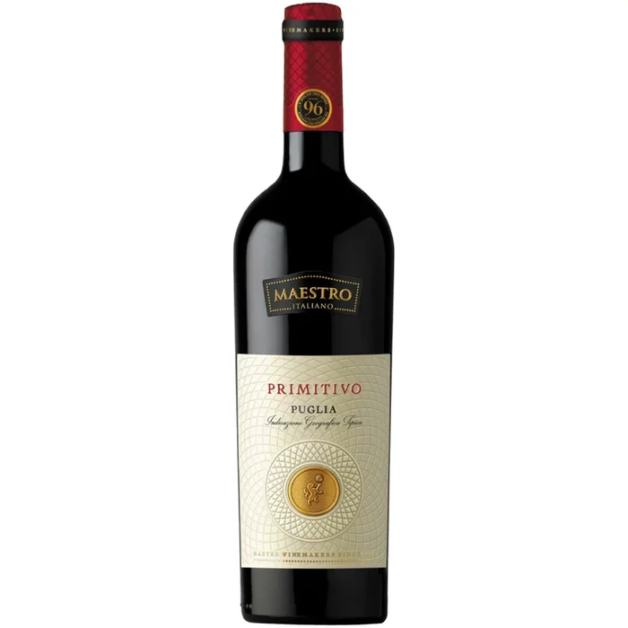 Wino Maestro Primitivo 2022 Czerwone Półwytrawne