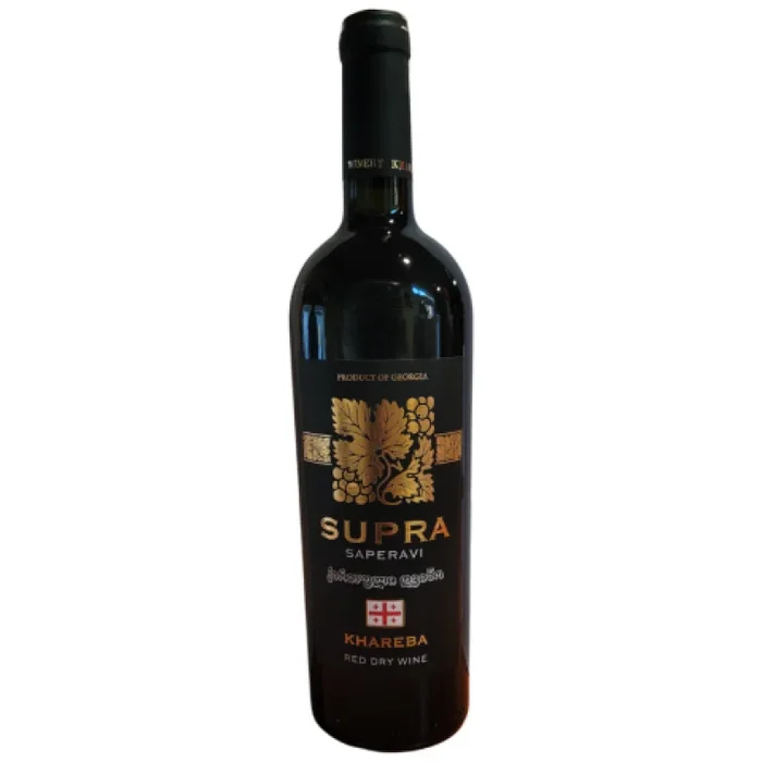 Wino SUPRA SAPERAVI Czerwone Wytrawne