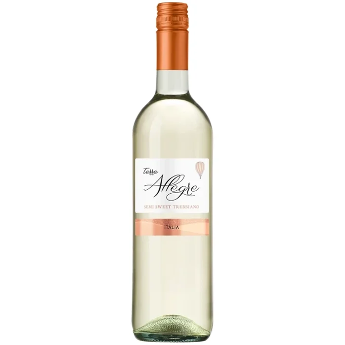 Wino Terre Allegre Bianco Białe Półsłodkie
