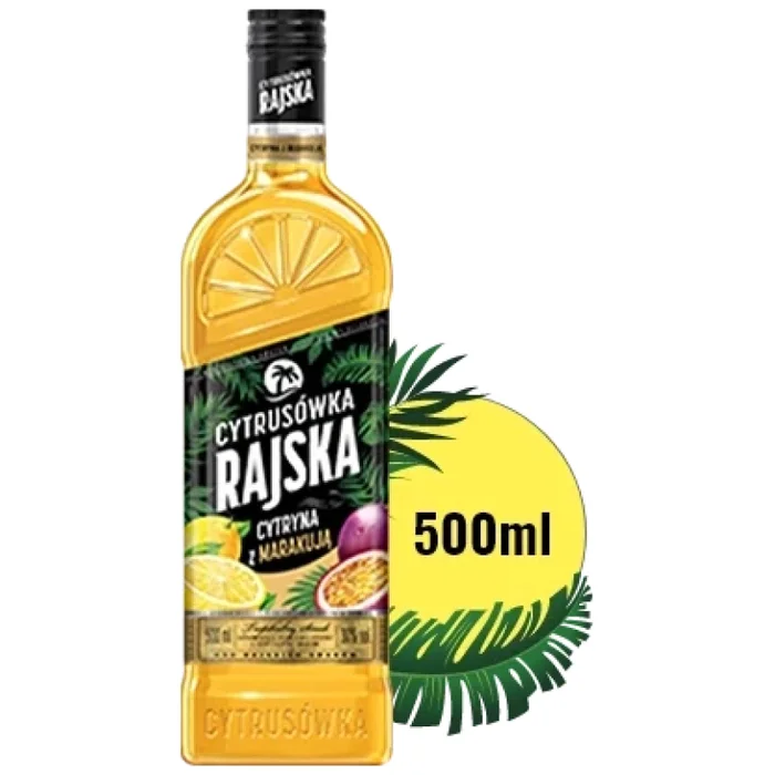 Wódka rajska cytryna z marakują