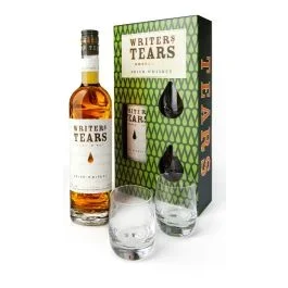 Writers Tears mit 2 Gläsern Copper Pot Irish Whiskey