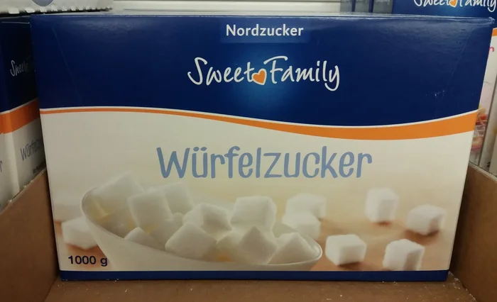Würfelzucker 1 kg.