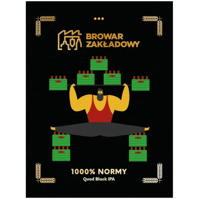 Zakładowy 1000% NORMY – Quad Black IPA
