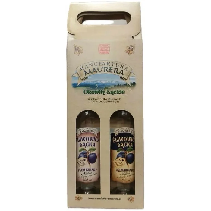 ZESTAW ŚLIWOWICA ŁĄCKA 1x 200ml ŚLIWOWICA 50% 1x200mL ŚLIWOWICA 70%