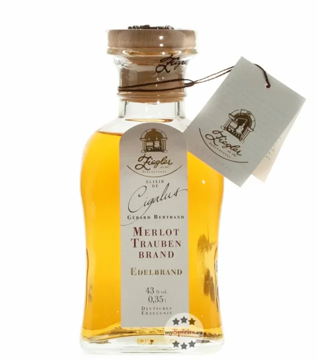 Ziegler Merlot Trauben-Brand Cigalus 0,35l